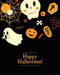Horror Greeting online Halloween Card | Virtual Halloween Ecard