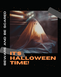 Ghost Time online Halloween Card
