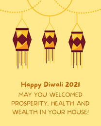 Your House virtual Diwali eCard greeting