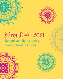 Sweet Wishes online Diwali Card | Virtual Diwali Ecard