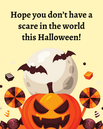 World Scare online Halloween Card