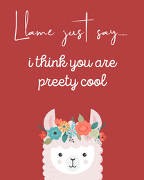 Preety Cool online Valentine Card
