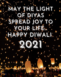 Spread Joy virtual Diwali eCard greeting
