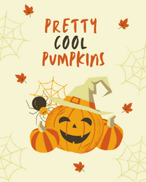 Preety Cool online Halloween Card