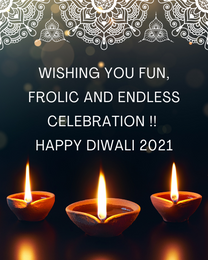 Fun Frolic virtual Diwali eCard greeting