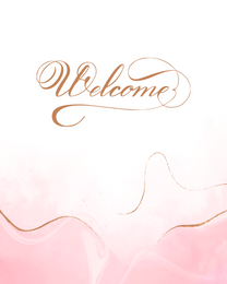 Typography online Welcome To The Team Card