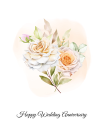 Flower online Anniversary Card | Virtual Anniversary Ecard