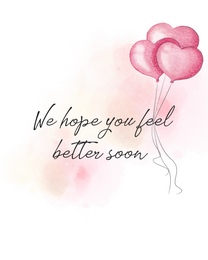 Balloons online Get Well Soon  Card | Virtual Get Well Soon  Ecard