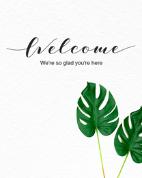 Leaves online Welcome To The Team Card | Virtual Welcome To The Team Ecard