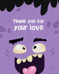 Funny Character online Funny Thank You Card | Virtual Funny Thank You Ecard