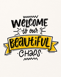 Our Chaos online Welcome To The Team Card