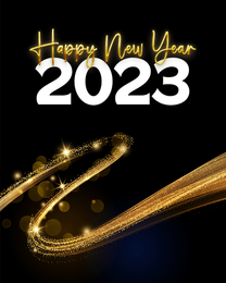 Happiness online New Year Card