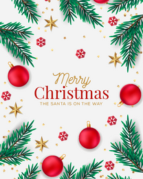 On The Way online Christmas Card | Virtual Christmas Ecard