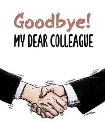 Dear Colleagues online Funny Leaving Card | Virtual Funny Leaving Ecard