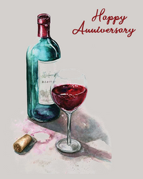 Wine For You online Anniversary Card | Virtual Anniversary Ecard