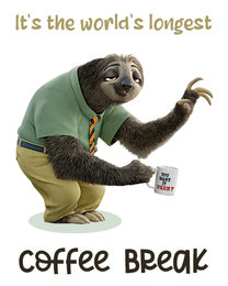 Coffee Break virtual Funny Retirement eCard greeting