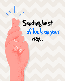 Best Of Days virtual Good Luck eCard greeting