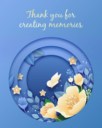 Creating Memories online Good Luck Card