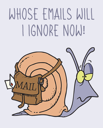 Email virtual Funny Leaving eCard greeting