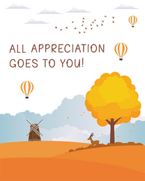 All Credit virtual Employee Appreciation eCard greeting