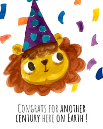 Another Century online Congratulations Card