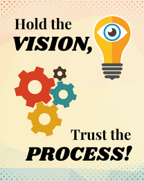 Hold Vision online Motivation & Inspiration Card