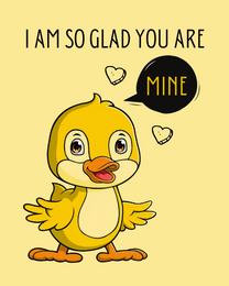 Mine virtual Valentine eCard greeting