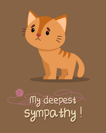 My Deepest Love virtual Pet Sympathy eCard greeting