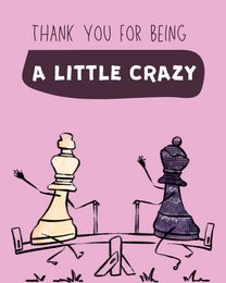 Little Crazy online Teacher Thank You Card | Virtual Teacher Thank You Ecard
