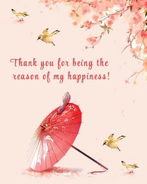 Reason Of My Happiness virtual Employee Appreciation eCard greeting