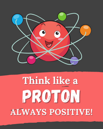 Always Positive online Motivation & Inspiration Card