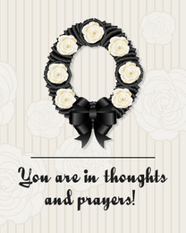 Thoughts And Prayers online Sympathy Card | Virtual Sympathy Ecard