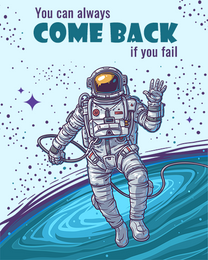 Come Back online Funny Leaving Card | Virtual Funny Leaving Ecard