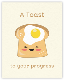 A Toast online Congratulations Card