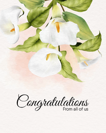 Flowers online Congratulations Card | Virtual Congratulations Ecard