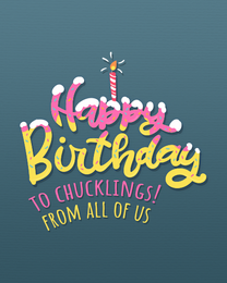 Chucklings online Kids Birthday Card | Virtual Kids Birthday Ecard