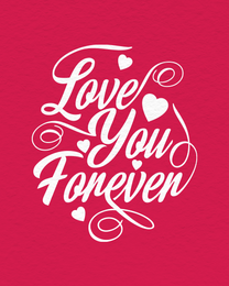 Forever Heart online Love Card