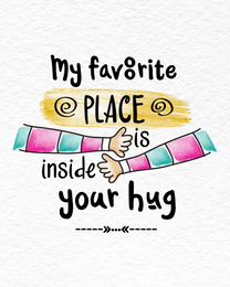 Favourite Place online Love Card