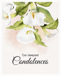 Floral online Sympathy Card | Virtual Sympathy Ecard