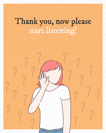 Start Listening virtual Employee Appreciation eCard greeting