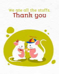 The Stuff online Funny Thank You Card