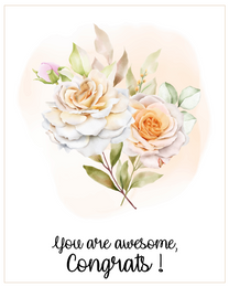 Awesome online Congratulations Card