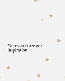 Our Inspiration online Employee Appreciation Card | Virtual Employee Appreciation Ecard