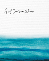 Griefy Waves online Sympathy Card | Virtual Sympathy Ecard