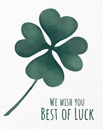 Best Of Luck online Good Luck Card