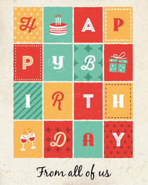 Cake Gift virtual Birthday eCard greeting