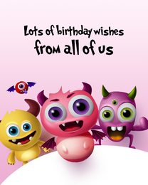 Birthday Wishes virtual Birthday eCard greeting