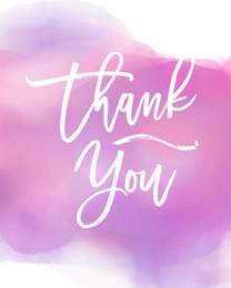 Typography online Thank You Card | Virtual Thank You Ecard