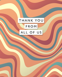 Abstract Pattern online Thank You Card | Virtual Thank You Ecard
