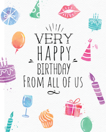 Candle Cake virtual Birthday eCard greeting
